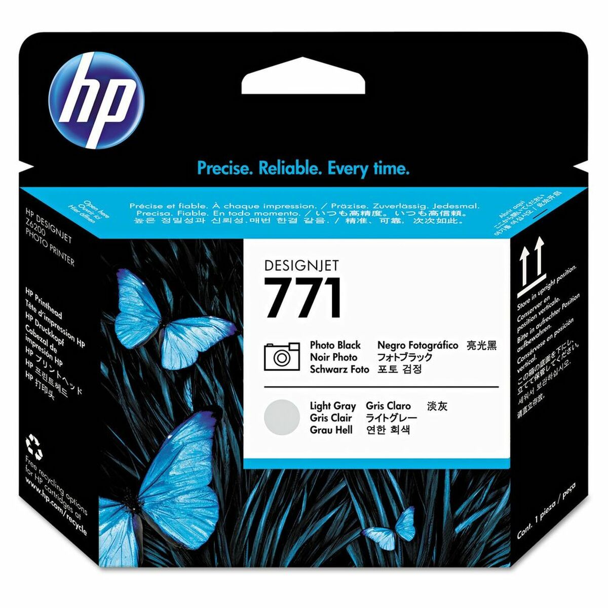 Katuša s Črnilom Izvirna HP 771